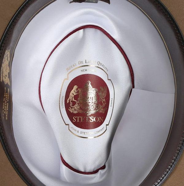 Stetson Temple Royal De Luxe Fur Felt Fedora - Image 2