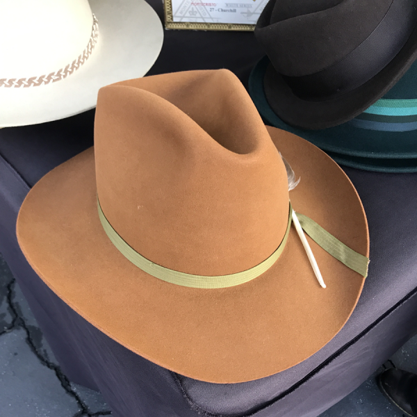 Vintage Churchill Copper Head Fur Felt Western - Image 5
