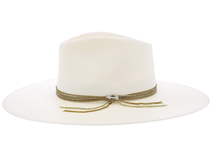 Stetson Hard Rock Bone Shantung Firm Straw Hat