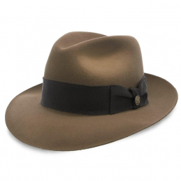 Temple Tawny Royal DeLuxe Fur Stetson Fedora