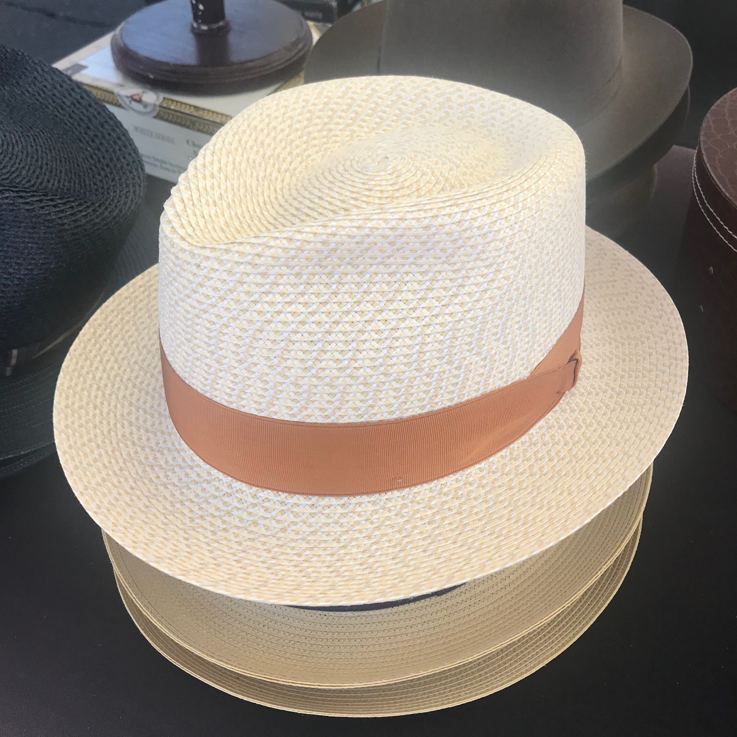Whitehall Florentine Stetson Milan Braid Straw Hat