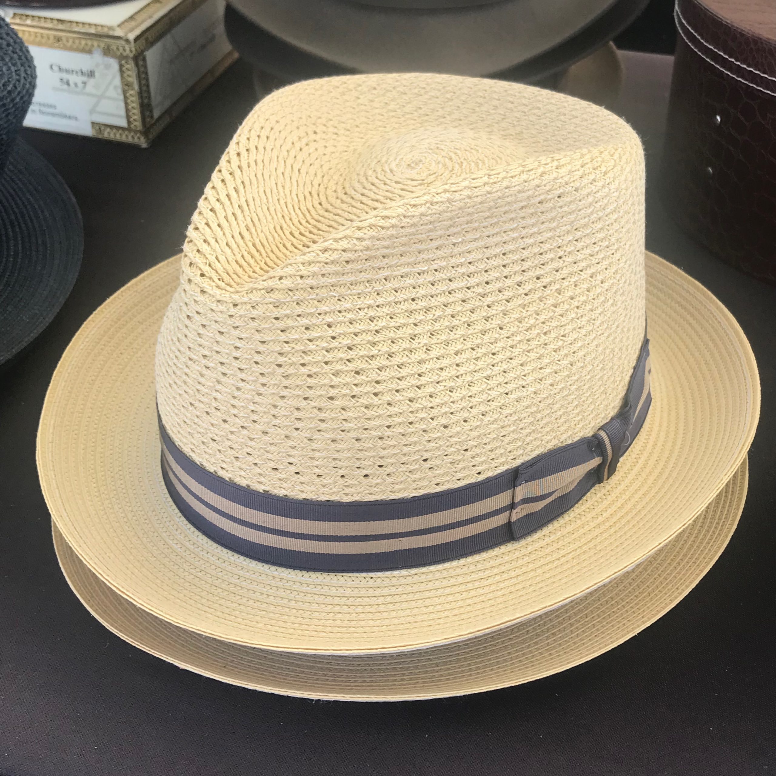 Nantucket Nat Stetson Milan Braid Straw Hat