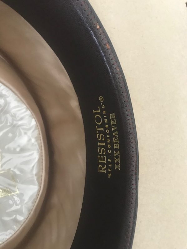 Vintage Resistol Rare Low Crown Western Flat Brim - Image 7