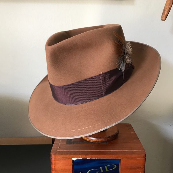 Craxton Mink Fur Felt Vintage Whippet Fedora
