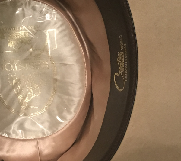 Vintage Resistol Rare Low Crown Western Flat Brim - Image 3