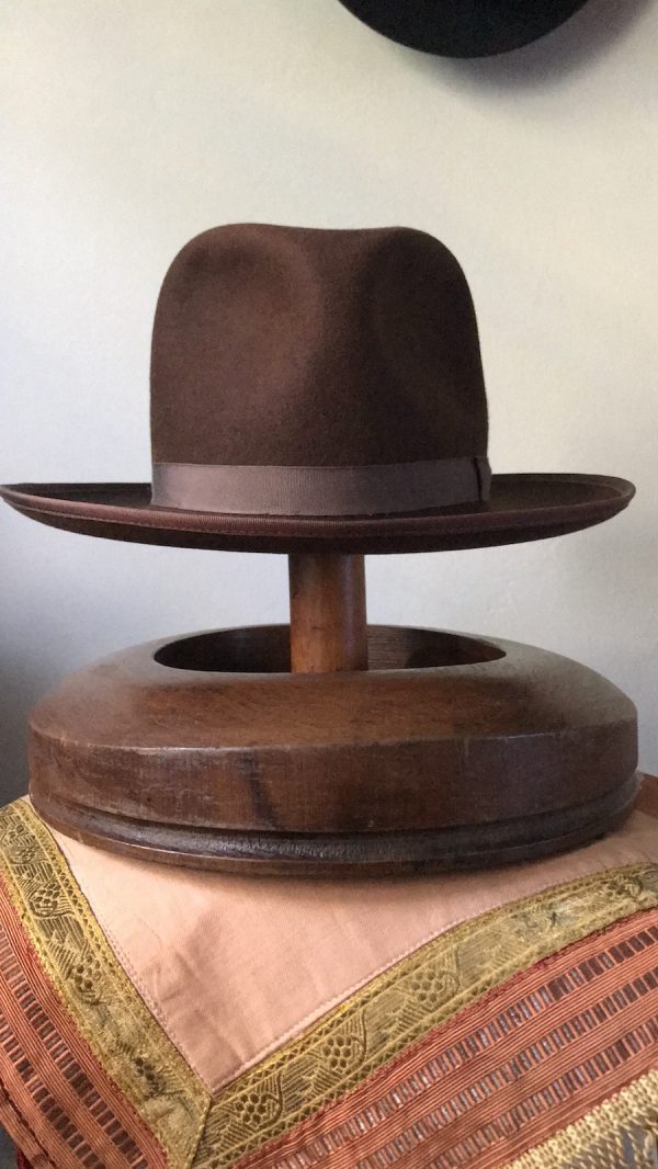 Engelbert Hatters Dayton High Crown Fedora Brown - Image 4