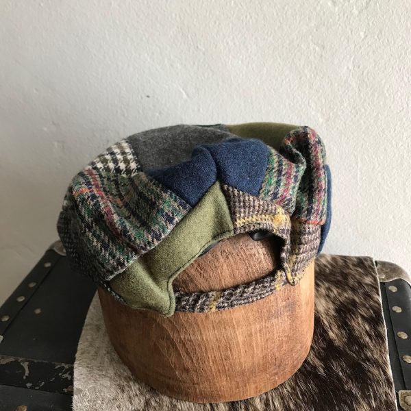 IRISH FLAT CAP PATCHWORK GUINESS LOGO SINGLE BUTTON SNAP BILL - Image 3