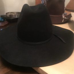 Resistol 5X Beaver Black Cattleman Vintage Western