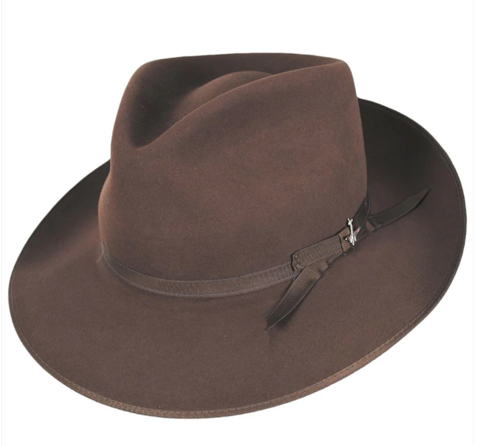 Stratoliner Walnut Stetson Fur Felt Fedora - Image 2