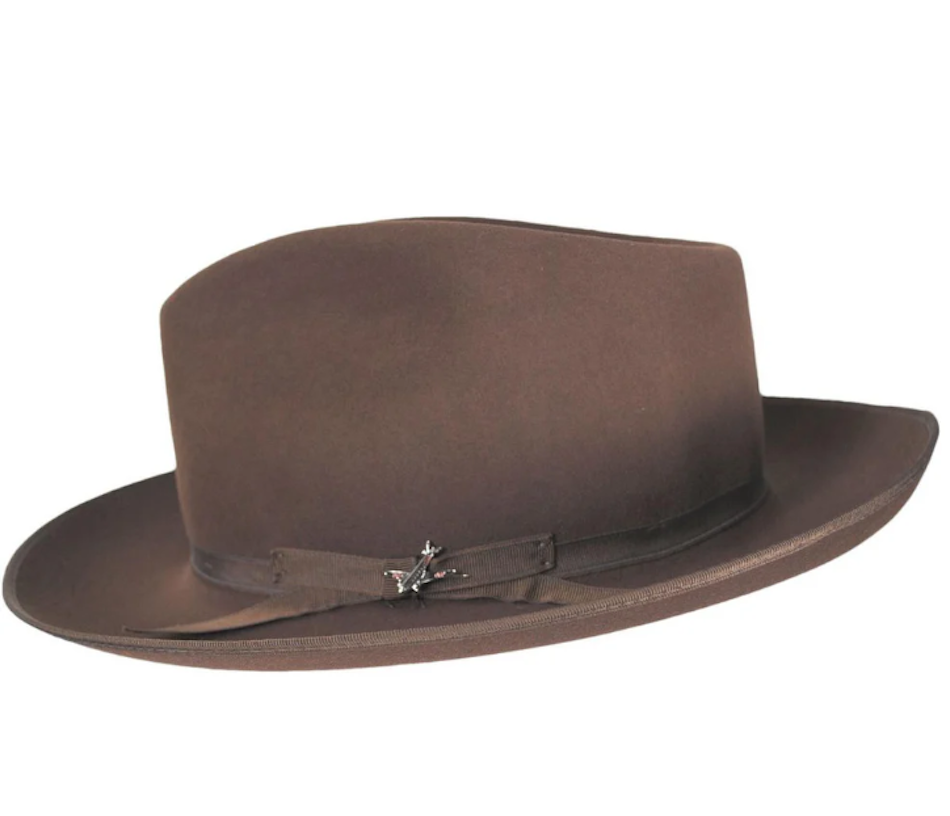 Stratoliner Walnut Stetson Fur Felt Fedora - Image 4