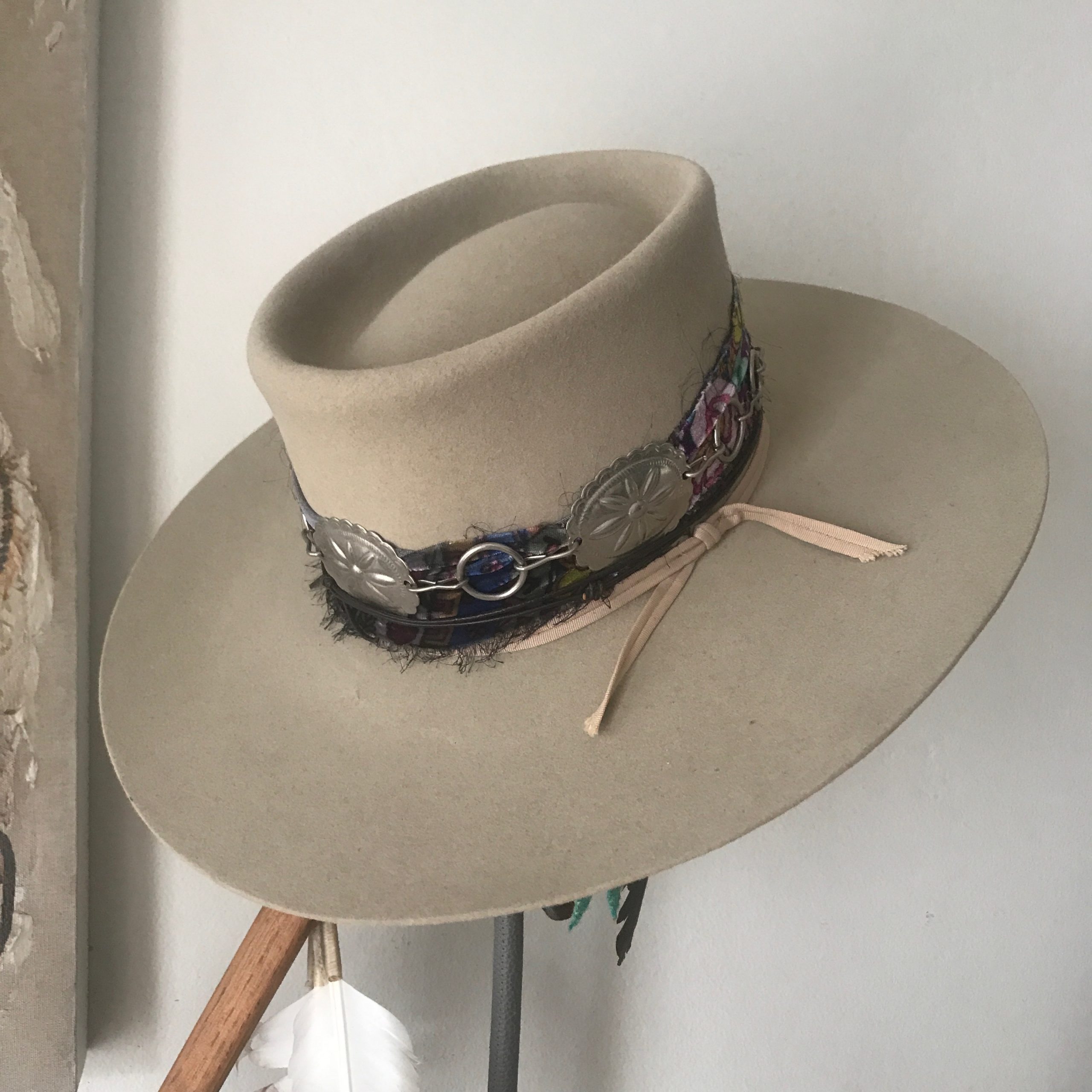 Rare Resistol Low Crown Vintage Raw Edge Brim