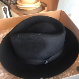 Chatham Stetson Black Fur Felt Fedora