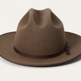 The Open Road Stetson 6X Brown Mix Fur Felt